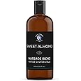 Mystic Moments | Sweet Almond Water Dispersible Massage Oil Blend 500ml for Spa & Massage Therapy