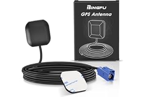 Bingfu Antenna GPS Auto con Fakra C Base Magenatica Attiva per Auto Unità Principale Stereo Modulo Sistema di Navigazione GPS Localizzatore GPS Dispositivo di Monitoraggio in Tempo Reale
