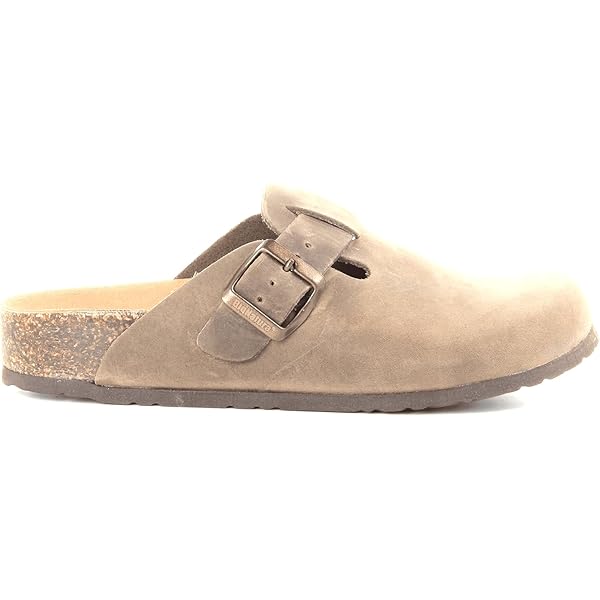 Gaucho Sandali Tipo Bionatura BioNatura Sabot Donna In Pelle Gaucho Total Black Made In Italy