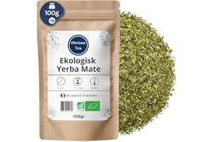 Organiskt lösbladigt grönt matte - Veganskt lösbladste, 100 % naturligt, GMO-fritt, ekologiskt jordbruk - Yerba mate