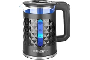 Holms & Moresby Electric Kettle, 2.3L Automatic Constant Temperature, 2000W Fast Boil, Quiet, Colour Changing Illumination, Auto Shut-Off, Boil-Dry Protection, 360 Rotational Base, BPA Free, UK Brand.