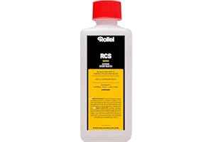 Rollei RCS Citro Stop 250 ml | Bagno di arresto per film in bianco e nero e carta fotografica | Inodore con indicatore di colore
