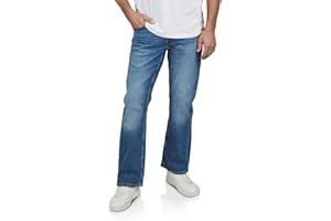 MUSTANG Jeans Herren Stretch Oregon Bootcut Jeanshose Hose Denim Schwarz Blau 30 31 32 33 34 36 38 40 42 44