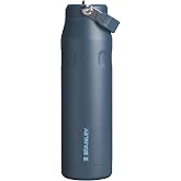 STANLEY IceFlow&trade; Aerolight&trade; Flip Straw 2.0 Pipetli Termos Su Şişesi 1.06 Litre - Lacivert | Paslanmaz &Ccedil;elik