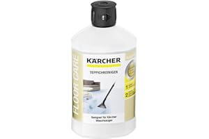 Kärcher Limpiador RM 519, Adecuado para la limpieza de alfombras, Tapicerías, Asientos de coches, Color Blanco, 1 L