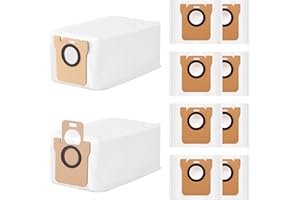 CHYODI 10 Stück Staubbeutel für Dreame L10s Ultra / L10 Ultra / L20 Ultra & Xiaomi X10+ / X20+ / X20 Pro / X20 Max Saugroboter, 2,5L Beutel Große Kapazität Zubehör Staubsaugerbeutel