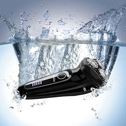 Kissliss USB Aufladen Nass- & Trockenrasierer Wasserdichter Rotationsrasierer Elektrischer Rasierer für Männer - 9