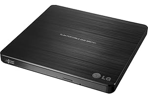 ‎LG ELECTRONICS LG Electronics GP60NB50 DVD-Rewriter, 8 x USB 2.0, superdünn, tragbar, M-DISC Unterstützung für PC und Mac, Schwarz