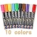 Produktbild Kreidestifte, Vitutech Kreidemarker Trocken Abwischbare 6mm Wide Pen Head –10er Set Bun