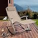 Produktbild Rockcamp Garten- / Freizeitstuhl aus Alu-Textilene, Schaukelstuhl, faltbar, Beige