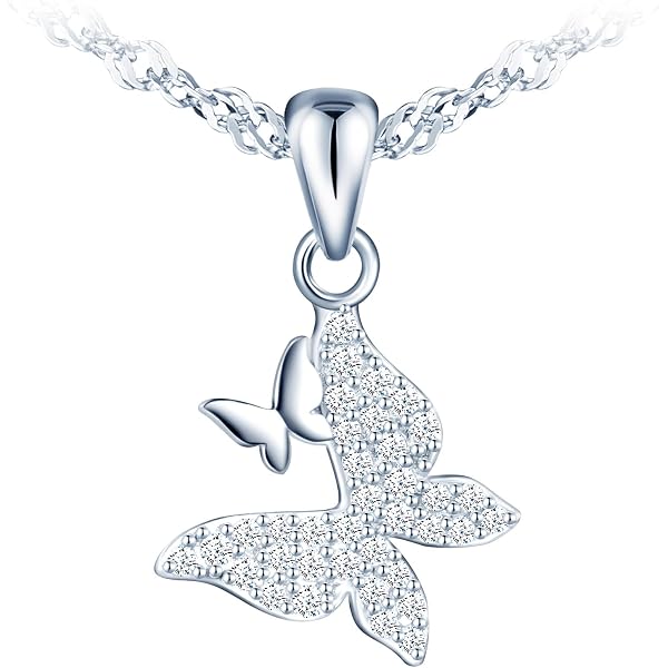 1 Pezzo Collana Ciondolo con nappa a forma di farfalla