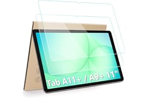 Hianjoo 2 Pièces Verre Trempé Compatible pour Samsung Galaxy Tab A9+/A9 Plus 11.0" SM-X210 SM-X215 SM-X216, Protections d'écran Compatible pour Samsung Tab A9+ [Anti-Shatter]