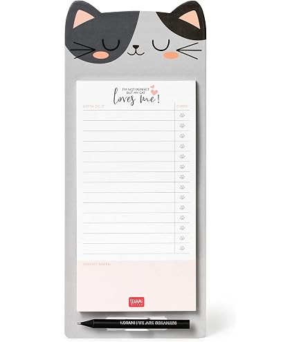 Bloc-notes Magnétique Legami Don't Forget | 11x28cm Thème Panda - 60 Feuilles Détachables