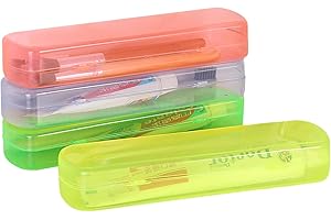 TAIZER 4 PCS Caja Portacepillos de Dientes para Viaje - Estuche y Funda