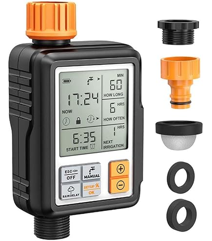 Orbit WaterMaster Battery Operated Sprinkler Timer with Valve