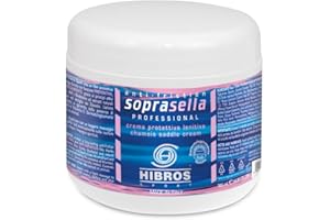 Hibros Crema Soprasella Lenitiva Idratante Protettiva Anti Sfregamento - Fondello Ciclismo Sottosella - Bici Corsa Sport Uso Sportivo Running 500 ml