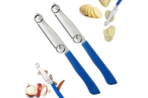 SSKHE 2 coltelli multifunzione 3 in 1 con molla rimovibile, tagliaverdure facile da pulire per frutta