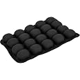Cuscino Sella Gonfiabile Antiscivolo Universale Per Moto E Scooter – Nero, Taglia Unica 36x38x4 Cm, Kit Gonfiaggio E Cinghie Incluse