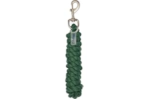 LeMieux 2m Long Polycotton Leadrope With Heavy Duty Fittings Hunter Green