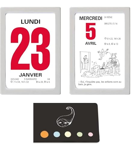 Promo Lecas Bloc éphéméride chez Calipage