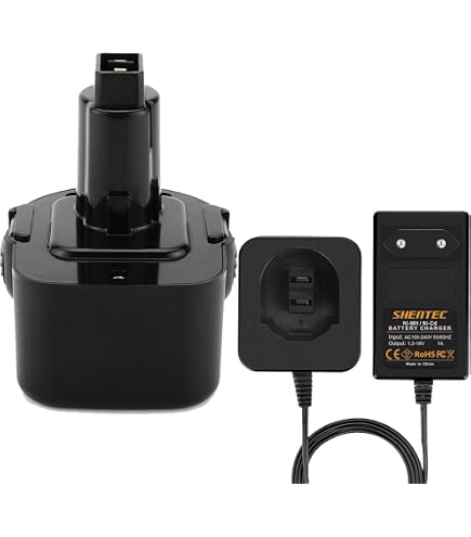 2 Batterie Powayup 12V 3.6Ah Ni-Mh Per Dewalt – Sostituiscono DW9071, DC9071, DE9075 E Molti Altri Modelli