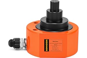 Bonvoisin Hydraulic Ram Jack 50T Low Profile Porta Power Cylinder Multi-Section 2.56" Stroke Lifting Cylinder for Machinery Shipbuilding Bridge Construction