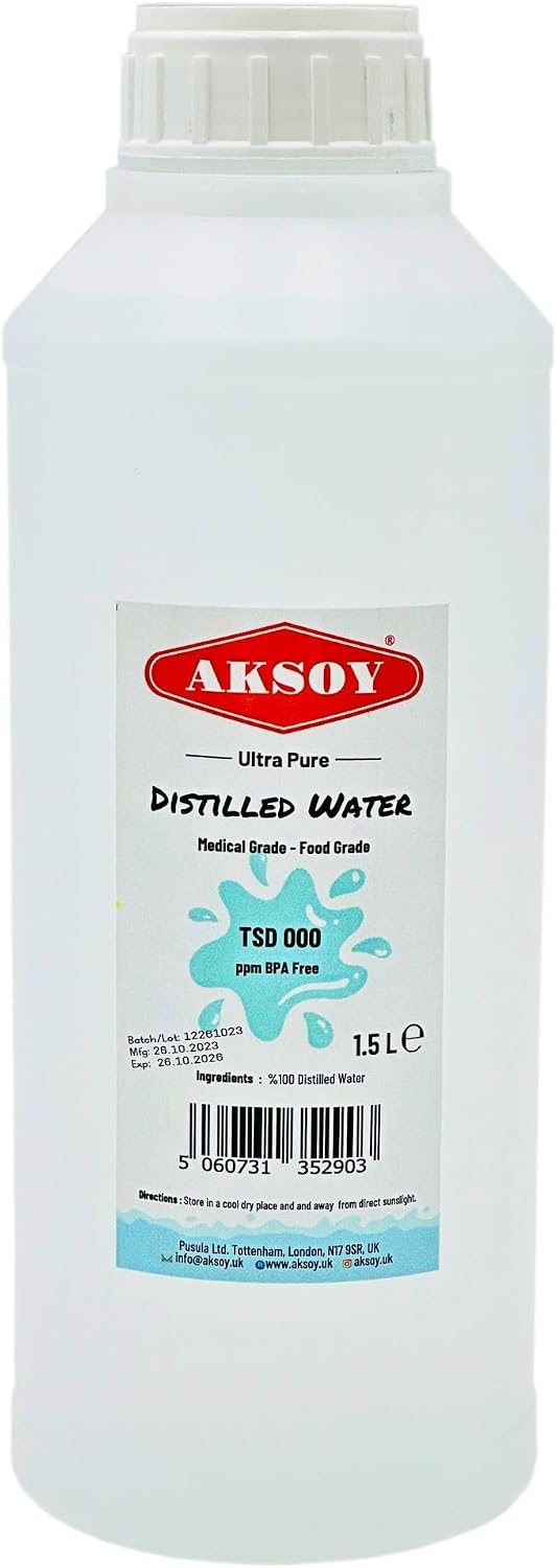 Prise en Main & Utilisation au Quotidien : Aksoy Distilled Water - 100 Ultra Pure Water