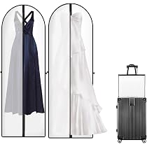 Buste Per Vestiti Custodie Porta Abiti YSWOVUO - 2 Pezzi, 180x60 Cm, Materiale PEVA, Con Finestra Trasparente, Per Viaggi Custodie Antipolvere 180cm - 2