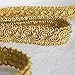 Produktbild Posamentenborte ab 1,0 m / Breite 16 mm / Farbe Gold / Honiggelb / Meterware Brokatborten Dekoborte Bordüre Borte mit Posamenten Fransen Brokat Spitze Bordüre Antik Jugendstil Barock