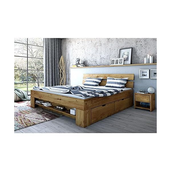 moebelstore24 Futonbett Schlafzimmerbett 180 x 200 inkl. 4 Schubladen