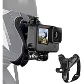 Mento Motorcycle Helmet Mount Accessories for GoPro Hero 13 12 11 10 9 8 7 | for dji OSMO Action 5 Pro 4/3 Ace Pro Ace Pro 2