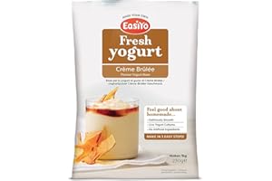 EasiYo Crème Brûlée Yogurt Mix (Each Sachet Makes 1kg Fresh Yogurt)
