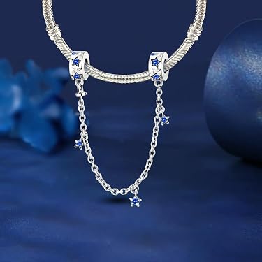 COOLSTEELANDBEYOND Bracciale Elastico con Perle Bianche e