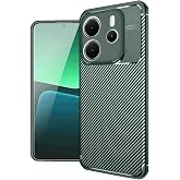 Coverzone Redmi Note 14 4G ile Uyumlu Silikon Kılıf Kamera Korumalı Karbon TPU Brimstone Ultra Slim Fit Delux Haki