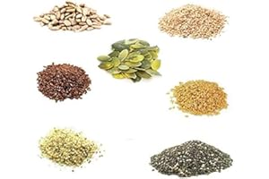 BONGIOVANNI FARINE e BONTA' NATURALI Mixseeds, Miscela di 7 Semi Oleosi - Formato da 100 grammi