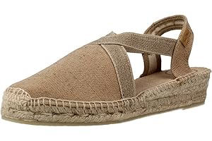 TONI PONS Verdi-V - Espadrille compensée végétalienne pour Femme de en Tissu de Coton.
