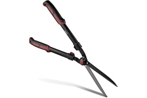 siwitec Heckenschere SG-30 für den Form- oder Rückschnitt von Hecken und Büschen | Gartenschere | Länge: 62,5 cm | Klingen aus Kohlenstoffstahl | leichter Kunststoffgriff mit Gummierung