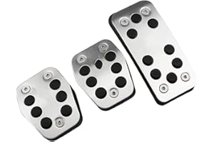 YALIYA Fußstütze Pedale Abde Für Ford Für Focus 2 3 4 MK2 MK3 MK4 RS ST Für Kuga Für Escape Auto Pedal Abdeckung Non Slip Gaspedal Bremspedal Accelerator Bremse Pedale