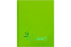 Smemoranda - Diario Scuola 2023-2024, 16 Mesi, Settembre 23 - Dicembre 24, Agenda Scolastica con Planner e Sticker, Copertina Rigida, Formato Large 13 x 17,7 cm, Colore Verde Lime