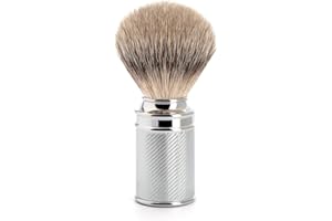 MÜHLE Brosse à raser à pointe argentée chromée standard