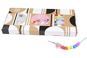 COTTON TWIST Kids Unicorns and Rainbows Bracelet Making Craft Kit - Children Creative Beading Jewellery Designing Play Set - Suitable for 3-8 Years