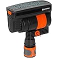 Gardena Pipeline sprinkler system rectangular sprinkler: For watering areas of up to 216 m², reach of up to 18 m, spray spread of up to 12 m, Original System fitting (08251-20)