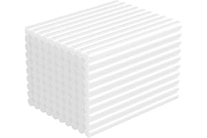 Riloventa 200 piezas Pegamento Termofusible 7 x 100mm, Barras de Pegamento Caliente Transparente para Pistola de Pegamento Caliente, barras de silicona para Bricolaje, Sellado y Fijación