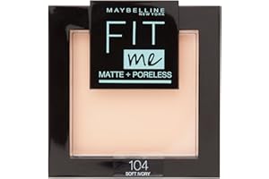 ‎MAYBELLINE Maybelline New York, Gemey Fit Me – puder matt antipores – 104 Nu, 104 Soft Ivory.