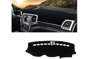 Mikalin - Auto-Armaturenbrett-Abdeckung Kratzfeste Innen-Armaturenbrett-Abdeckungen - passt für Jeep Grand Cherokee WK2 2011-2020