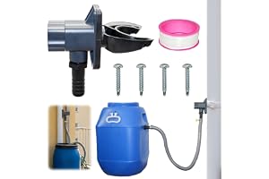 Regnuppsamlare för stuprör 70-110mm med Teflonband och 4 skruvar. Regnuppsamlare Speedy för regntunna anslutning för takytor