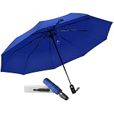 AMVUZ Storm Resistant Umbrella, Windproof Travel Automatic Pocket Umbrella