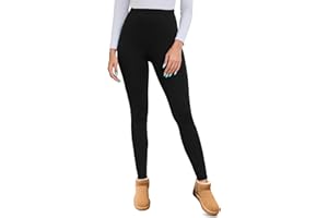 Terecey Pantalones Interior Termicos Mujer Suaves Leggings Termicos Mujer Invierno Cálidos Pantalon Forro Polar Cálidos Pantalon