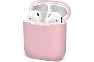 iKNOWTECH Silicone Waterproof AirPods Case - Shock Proof Protective Cover for Apple AirPods, iPhone X/XS/XR/X MAX7/7P/8/8P (Pink)