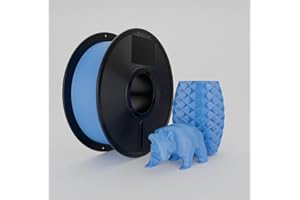 BUYER TO YOU HOME Filamento 1,75 mm, Avvolto in Modo Ordinato Filamento Stampante 3D,Precisione dimensionale +/- 0,02 mm,Filamento 3D da 1 KG, per Maggior Parte delle Stampanti 3D (Blu TPU)